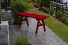 A&L Furniture Amish-Made Pine Traditional Picnic Table, Tractor Red