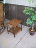 A&L Furniture Amish-Made Hickory End Table, Walnut Finish