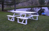 A&L Furniture Co. 8' Amish-Made Rectangular Poly Walk-In Picnic Tables