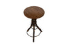 A&L Furniture Amish-Made Hickory Accent Table, Walnut Finish