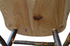 A&L Furniture Co. Amish-Made Hickory Panel Back Dining Chairs