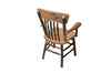 A&L Furniture Co. Amish-Made Hickory Panel Back Dining Chairs with Arms