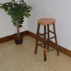 A&L Furniture Amish-Made Hickory Bar Stools, Natural Finish