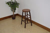 A&L Furniture Amish-Made Hickory Bar Stools, Walnut Finish
