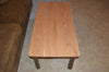 Top view of A&L Furniture Hickory Solid Wood Coffee Table, Natural Finish
