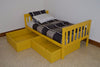 A&L Furniture Company VersaLoft 2 Piece Twin Bed Drawers, Canary Yellow
