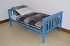 A&L Furniture Company VersaLoft Twin Mission Bed, Caribbean Blue