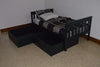 A&L Furniture Company VersaLoft 2 Piece Twin Bed Drawers, Dark Green