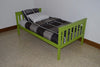 A&L Furniture Company VersaLoft Twin Mission Bed, Lime Green