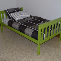 A&L Furniture Company VersaLoft Twin Mission Bed, Lime Green