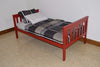 A&L Furniture Company VersaLoft Twin Mission Bed, Tractor Red