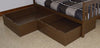 A&L Furniture Company VersaLoft 2 Piece Twin Bed Drawers, Coffee
