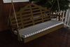 A&L Furniture Amish-Made Pine Marlboro Porch Swing, Coffee