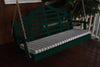 A&L Furniture Amish-Made Pine Marlboro Porch Swing, Dark Green