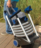 Oase Pondovac 4 Pond Vacuum rolls easily on heavy duty wheels