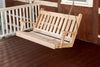 Traditional English Porch Swing Option for A&L Furniture Pergola