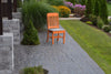 A&L Furniture Amish-Made Poly Traditional Dining Chair, Orange