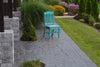 A&L Furniture Amish-Made Poly Royal Dining Chair, Aruba Blue