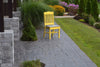 A&L Furniture Amish-Made Poly Royal Dining Chair, Lemon Yellow