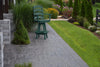 A&L Furniture Amish-Made Poly Ladderback Swivel Dining Chair with Arms, Turf Green
