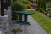 A&L Furniture Amish-Made 5' Outdoor Poly Dining Table, Turf Green