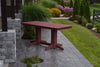 A&L Furniture Amish-Made 6' Outdoor Poly Dining Table, Cherrywood