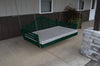 A&L Furniture Amish-Made Yellow Pine Marlboro Swing Bed, Dark Green