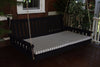 A&L Furniture Amish-Made Pine Traditional English Swing Bed, Black
