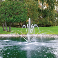 Double Arch and Geyser Spray Pattern for Airmax® EcoSeries™ 1/2 HP Floating Fountain