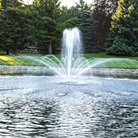 Airmax® EcoSeries™ 1/2 HP Floating Fountain, Shown with Crown and Trumpet Pattern