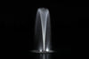 Airmax® EcoSeries™ 1/2 HP Floating Fountain, Shown at night with Trumpet Pattern and LED Lighting