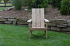 A&L Furniture Cedar Wood Modern Adirondack Chair, Unfinished