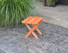 A&L Furniture Cedar Folding End Table, Cedar Stain