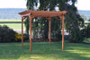 A&L Furniture Co. Amish-Made Cedar Pergola, Cedar Stain