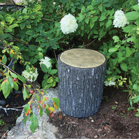 Decorative appearance of Aquascape Faux Oak Stump Cover