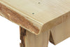 Detail view of A&L Furniture Blue Mountain Series Rustic Live Edge Briar Patch Flower Pot Bench