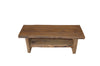 A&L Furniture Blue Mountain Sunrise Thicket Coffee Table, Mushroom Stain