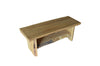 A&L Furniture Blue Mountain Sunrise Thicket Coffee Table, Natural Stain