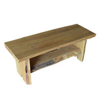 A&L Furniture Blue Mountain Sunrise Thicket Coffee Table, Natural Stain