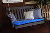 A&L Furniture Amish-Made Poly Traditional English Porch Swing, Black