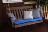 A&L Furniture Amish-Made Poly Traditional English Porch Swing, Tudor Brown