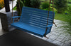 A&L Furniture Amish-Made Poly Winston Porch Swing, Blue