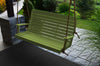A&L Furniture Amish-Made Poly Winston Porch Swing, Tropical Lime
