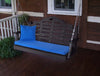 A&L Furniture Amish-Made Poly Marlboro Porch Swing, Black