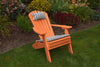 A&L Furniture Co. Amish-Made Folding/Reclining Poly Adirondack Chair, Orange