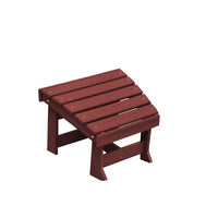 A&L Furniture Amish-Made Poly New Hope Foot Stool, Cherrywood