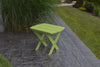 A&L Furniture Co. Amish-Made Folding Poly End Table, Tropical Lime