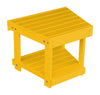 A&L Furniture Poly New Hope Side Table, Lemon Yellow