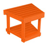 A&L Furniture Poly New Hope Side Table, Orange