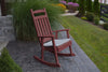 A&L Furniture Amish-Made Poly Porch Rocker, Cherrywood